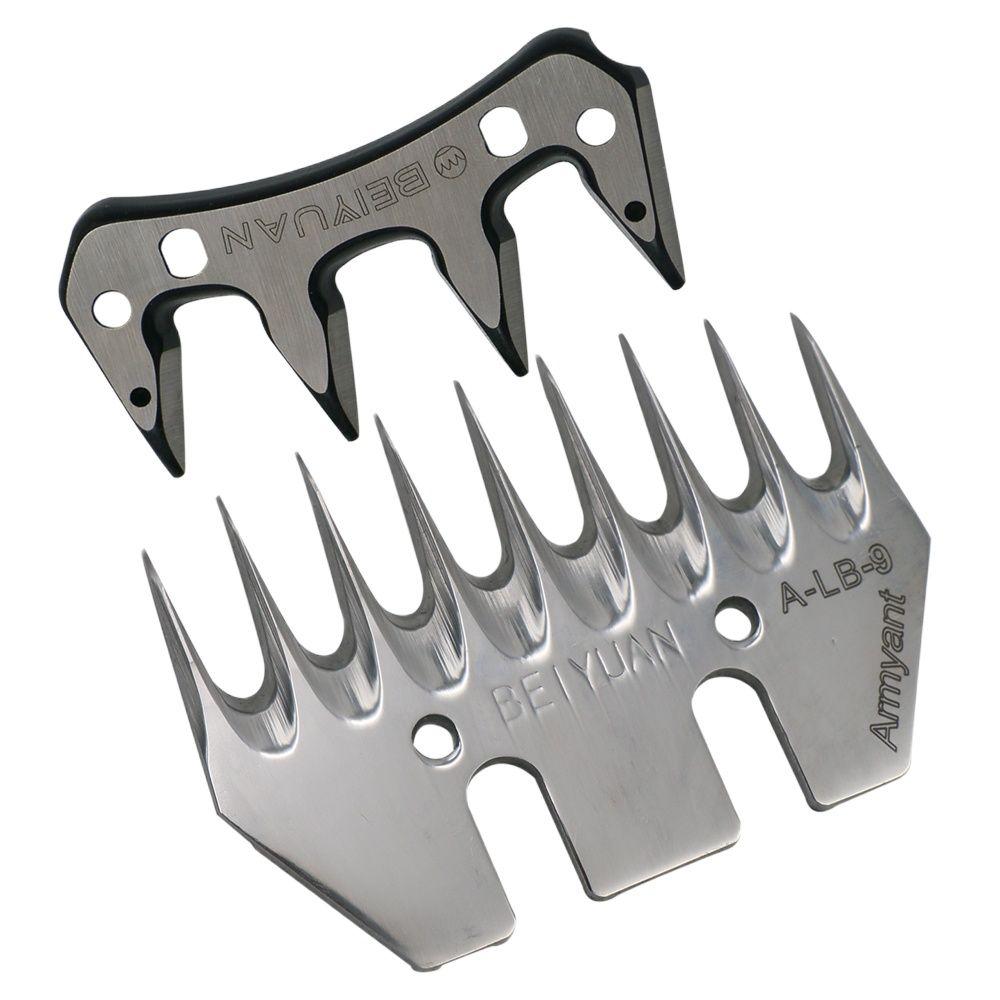 

Supplies 9T Replaceable Sheep/Goat Shearing Straight Tooth Knife Goat Clipper Wool Scissors Blade Electric Sheep Shear Livestock Grooming