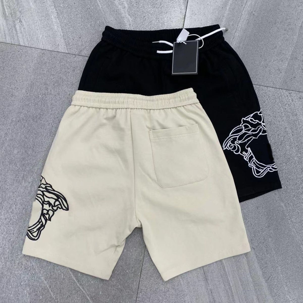

Designer Mens Womens shorts Summer Fashion Sports Short High Quality Streetwear Clothing Apparel Loose Oversize Style Drawstring versaces Short Pants