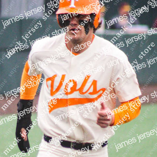 

James Baseball Jerseys Tennessee Volunteers Jersey Ben Joyce Drew Beam Jared Dickey Trey Lipscomb Jorel Ortega Seth Stephenson Evan Russell Yan Gomes Todd Helton, Cream