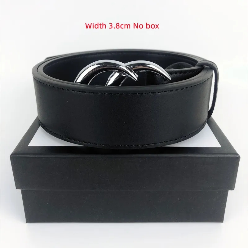

2023 With box Mens Designer Belt for Men Luxury Fashion guccie gg guccy ggs business Belts Womens ceinture Black Metal Buckle Waistband cintura, 18