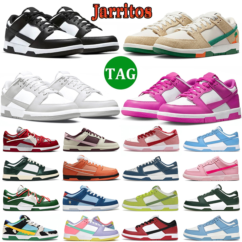 

2023 men women running shoes lows sneakers Panda Black White Jarritos UNC Triple Pink Grey Fog Easter Candy Orange Lobster Pine Green Unversity Red sports trainers, 18