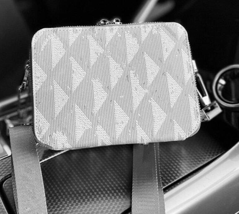 

2ASD unisex homme camera messenger bag with original box shoulder bags wallet handbag designer coin purse high quality backpack, Black