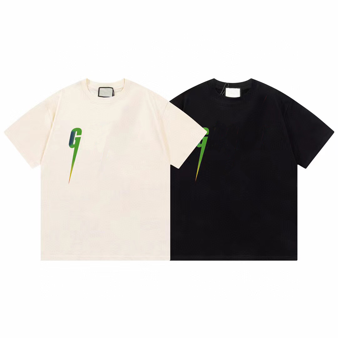 

United States men t shirt leisure luxury retro new tees street gradient Vintage Wide stripe design Print decoration Summer Comfortable Breathable Shorts, Black