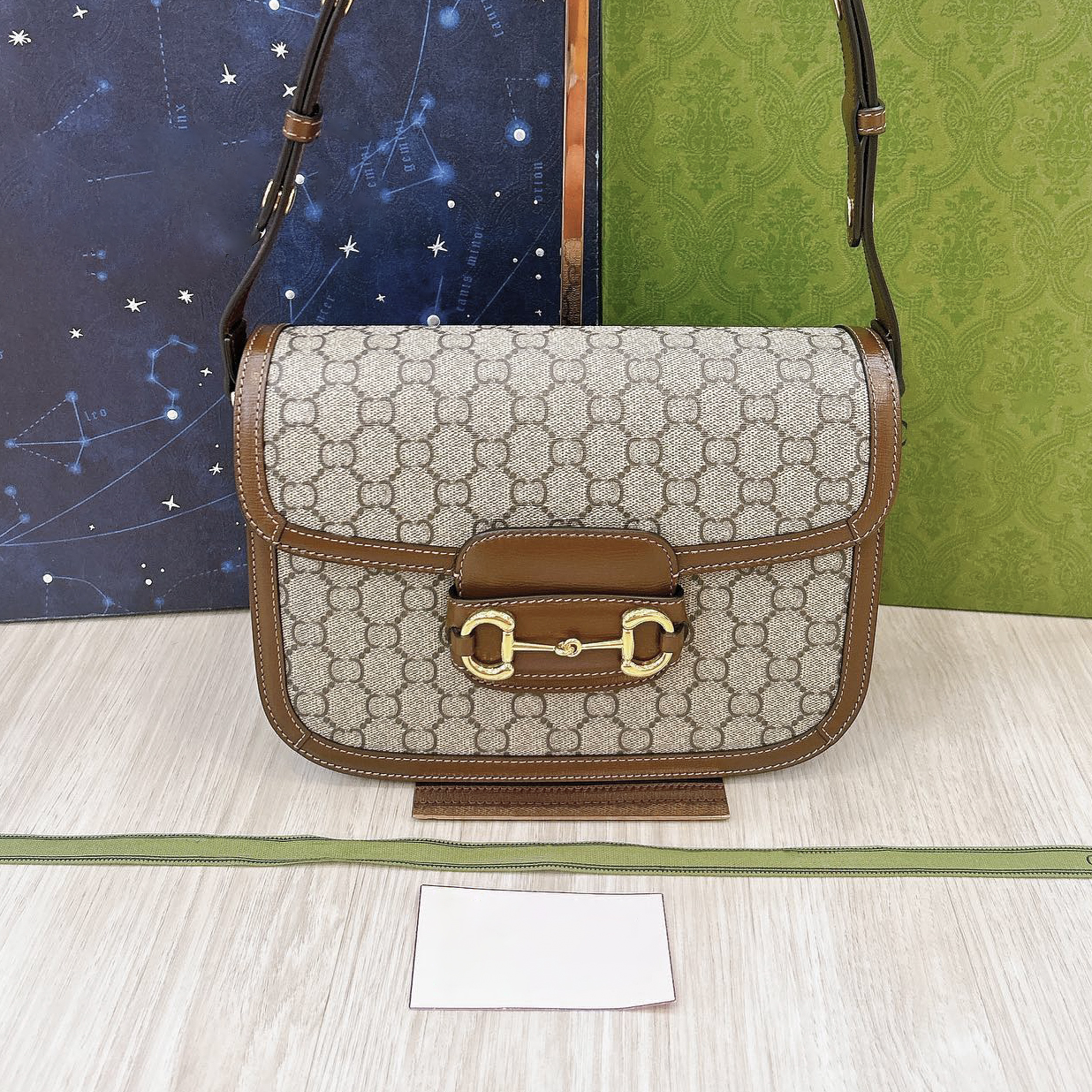 

602204 Women saddle Horsebit 1955 designer bag Cleo canvas tote clutch bag mens wallet Luxury handbag Shoulder Bags fashion double G Leather Crossbody makeup bags, M0nogram brown