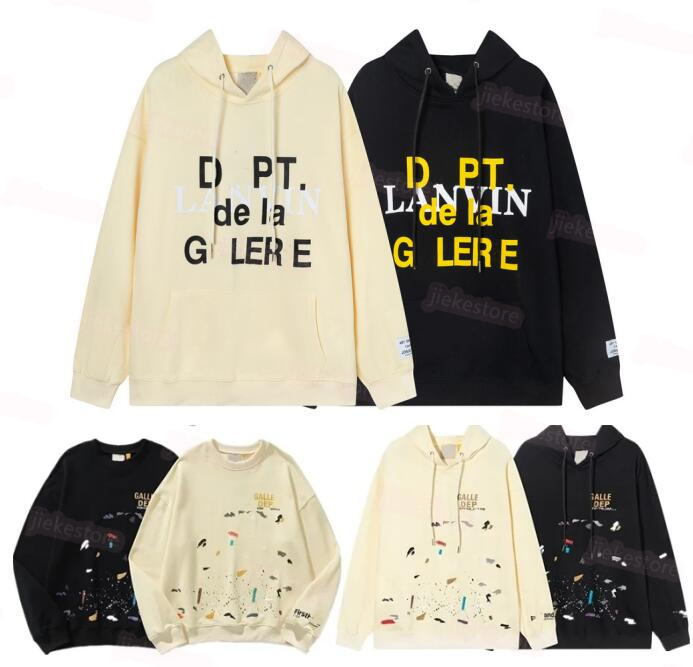 

2023 Men's Hoodies Sweatshirts Hoodie Designer Galleryes depts Gary Painted Graffiti Used Letters Printed Loose Casual Fashion Men and Women Sweatshirts, F111