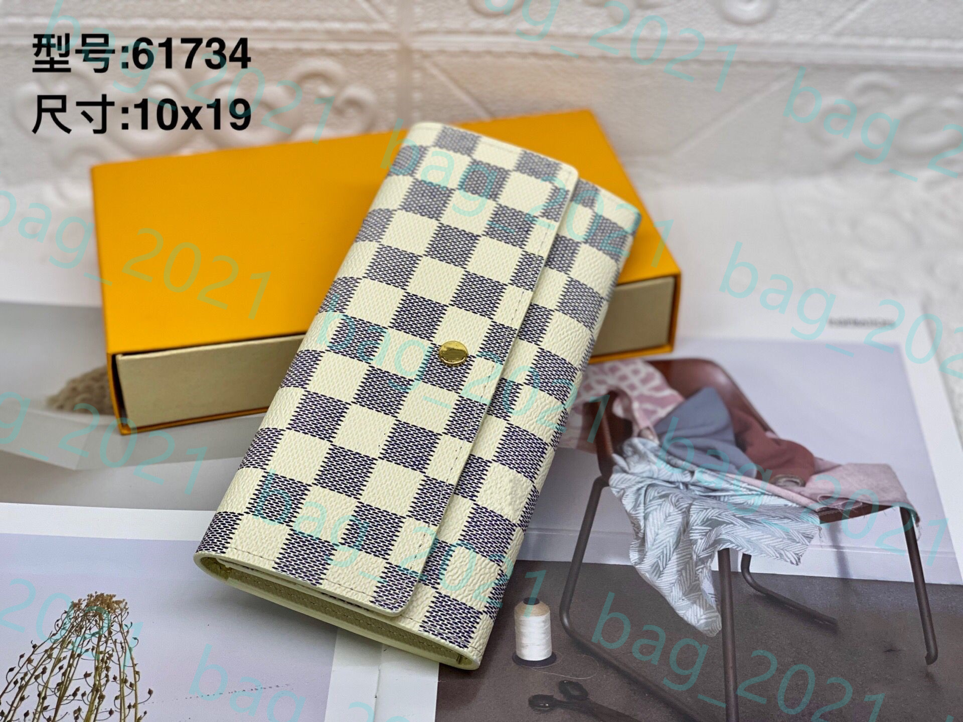 2023 Fashion flowers designer zipper wallets luxurys Men Women leather bags High Quality Classic Letters coin Purse Original Box Plaid card holde