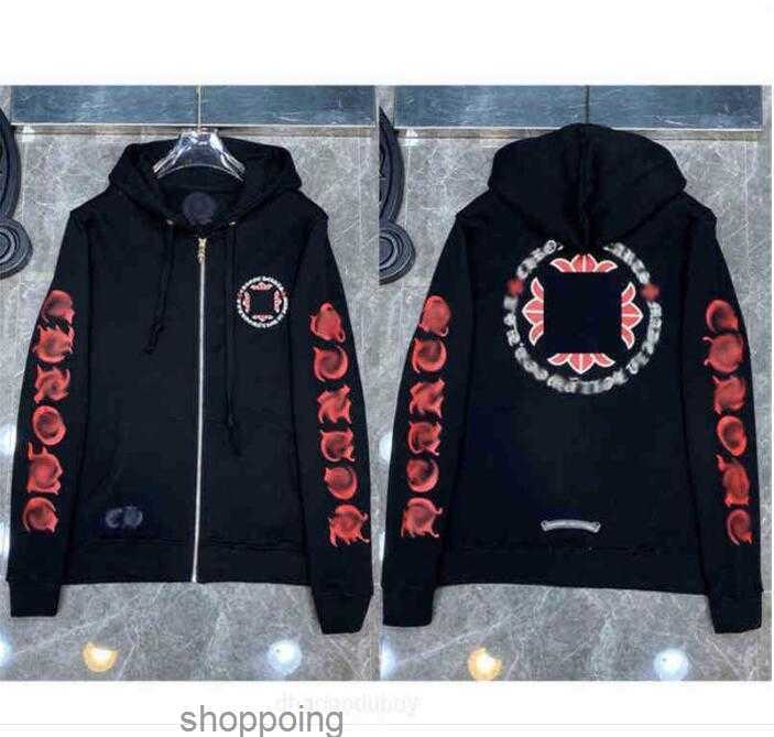 

Fashion Luxury Men's Jackets Designer Zipper Sweatshirts Heart Horseshoe Cross Print Brand Ch Hoodies Women Chromes Coat Casual Pullover Loose Sweater Jacket2kcn, Cu11