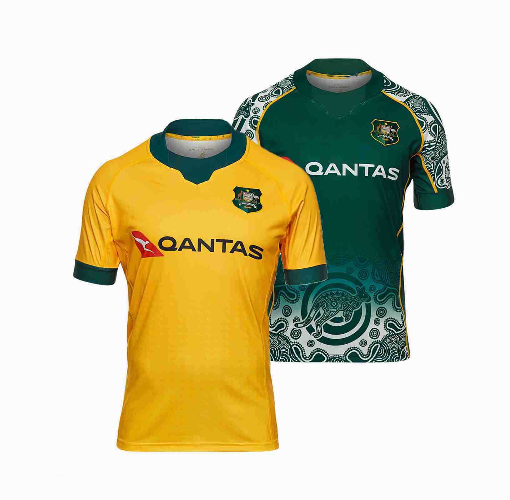 

Australia 2023/2023 Home/Away Replica Shirt Rugby JERSEY Sport Shirt -5XL, Alternate