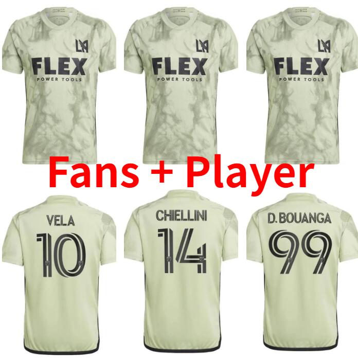 

FANS PLAYER VERSION 2023 2024 LAFC Carlos Vela Soccer Jerseys 23 24 KAYE ZELAYA ROSSI Los Angeles FC home away third MLS Football Shirt
