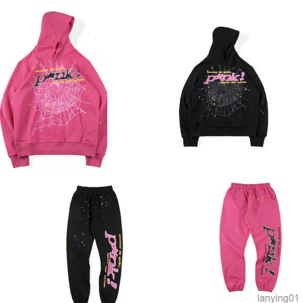 

2022 Red Sp5der 555555 Hoodie Men Women High Quality Angel Number Puff Pastry Printing Graphic Spider Web Sweatshirts T220721p98, Ky6