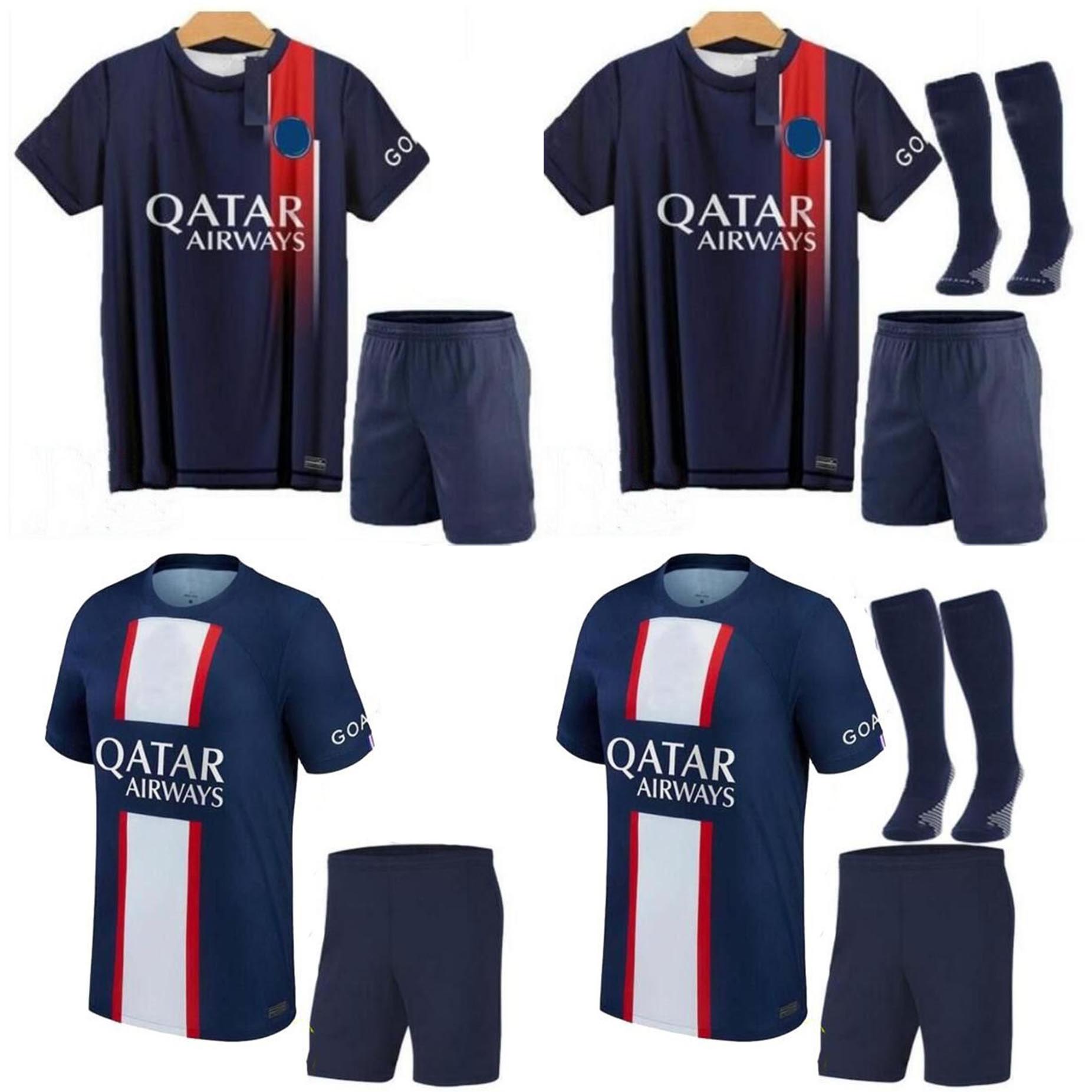 

2223 PsGs MBAPPE soccer jerseys 2023 2024 DI MARIA WIJNALDUM SERGIO RAMOS HAKIMI Maillots football kit ICARDI VERRATTI shirt camisa uniform, 2223 third