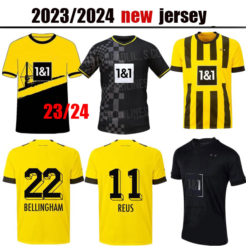 

REUS soccer jerseys 23 24 football shirt HALLER BELLINGHAM HUMMELS BRANDT DORTMUND men kids kit maillot de foot REYNA BYNOE-GITTENS 2023 2024 tops All black special