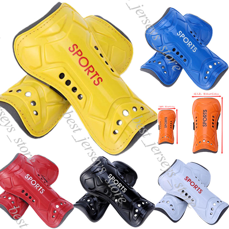 

knee pads guard 5 colors professional soccer game football team training adult kids shin guard gaiters safety protection joelheiras Knieschoner Rodillera, Red