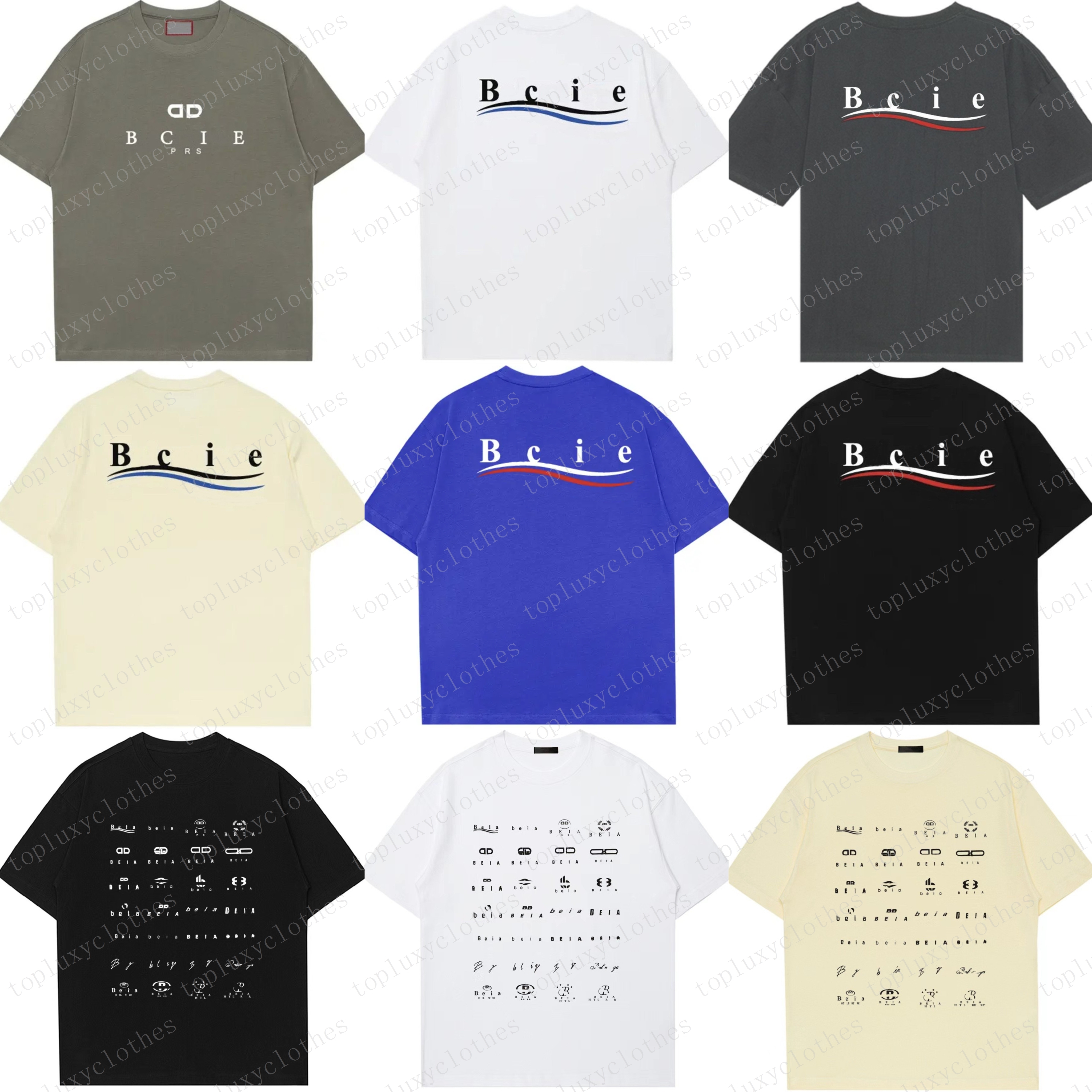 

Summer T Shirt Mens Womens Designers T-shirts Loose Tees Tops Man Casual Shirt Luxurys Clothing Streetwear Shorts Sleeve Polos Tshirts, Colour 24