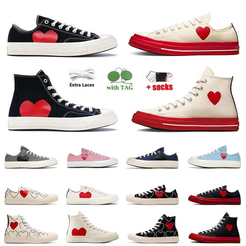 

classic casual men womens 1970s canvas shoes star Sneaker chuck 70 chucks 1970 Big eyes red heart shape platform Jointly Name pink skateboading shoe flat van sneakers, C (4)