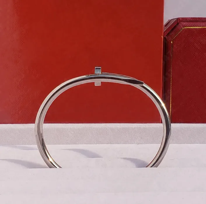 

Nail Bracelet Designer Bracelets Luxury Jewelry For Women Fashion Bangle Titanium Steel Alloy Gold-Plated Craft Never Fade Not Allergic