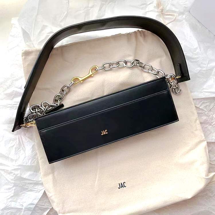 

Zipper Woman jacquem Le Ciuciu Shoulder bag Unisex tote Weekend crossbody classic Chain Bag handbag Luxury man Designer Genuine Leather clutch pouch Underarm Bags, Black