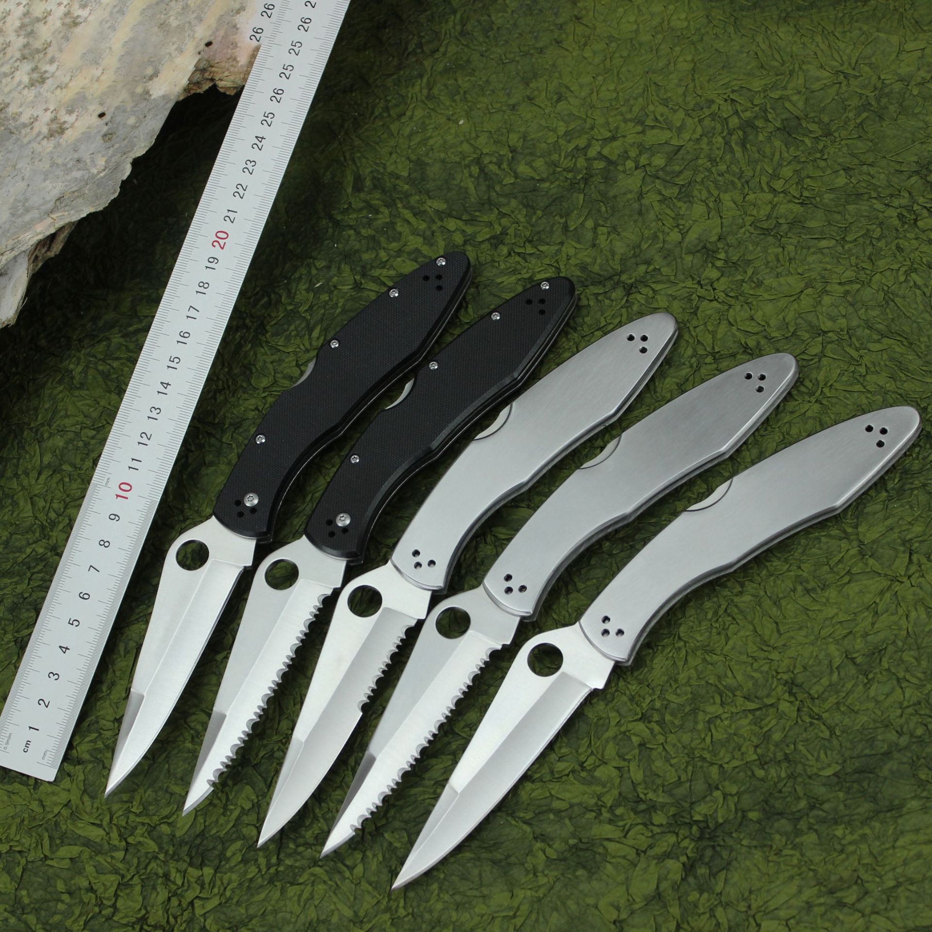 

Full-tooth Folding Knife C07 Multi-functional Camping Portable Outdoor Knife High Hardness Steel Handle Folding Knife