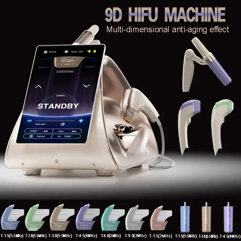 

Portable 9D hifu machine SMAS Lifting Face Skin Tightening Ultra MMFU Booster MP Anti Wrinkle Machine boby slimming device CE approved
