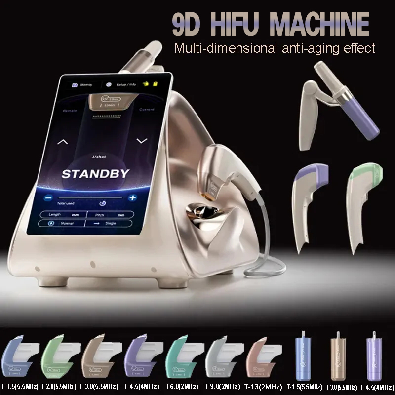 

Portable 9D hifu machine SMAS Lifting Face Skin Tightening Ultra MMFU Booster MP Anti Wrinkle Machine boby slimming device CE approved