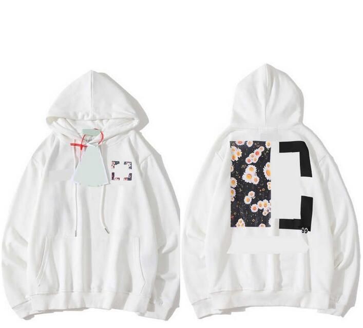 

Men' Hoodies Sweatshirts 2022 %60 Off Style Trendy Fashion Sweater Painted Crow Stripe Loose Hoodie and T-shirts Offs White Mp7y, Q1111