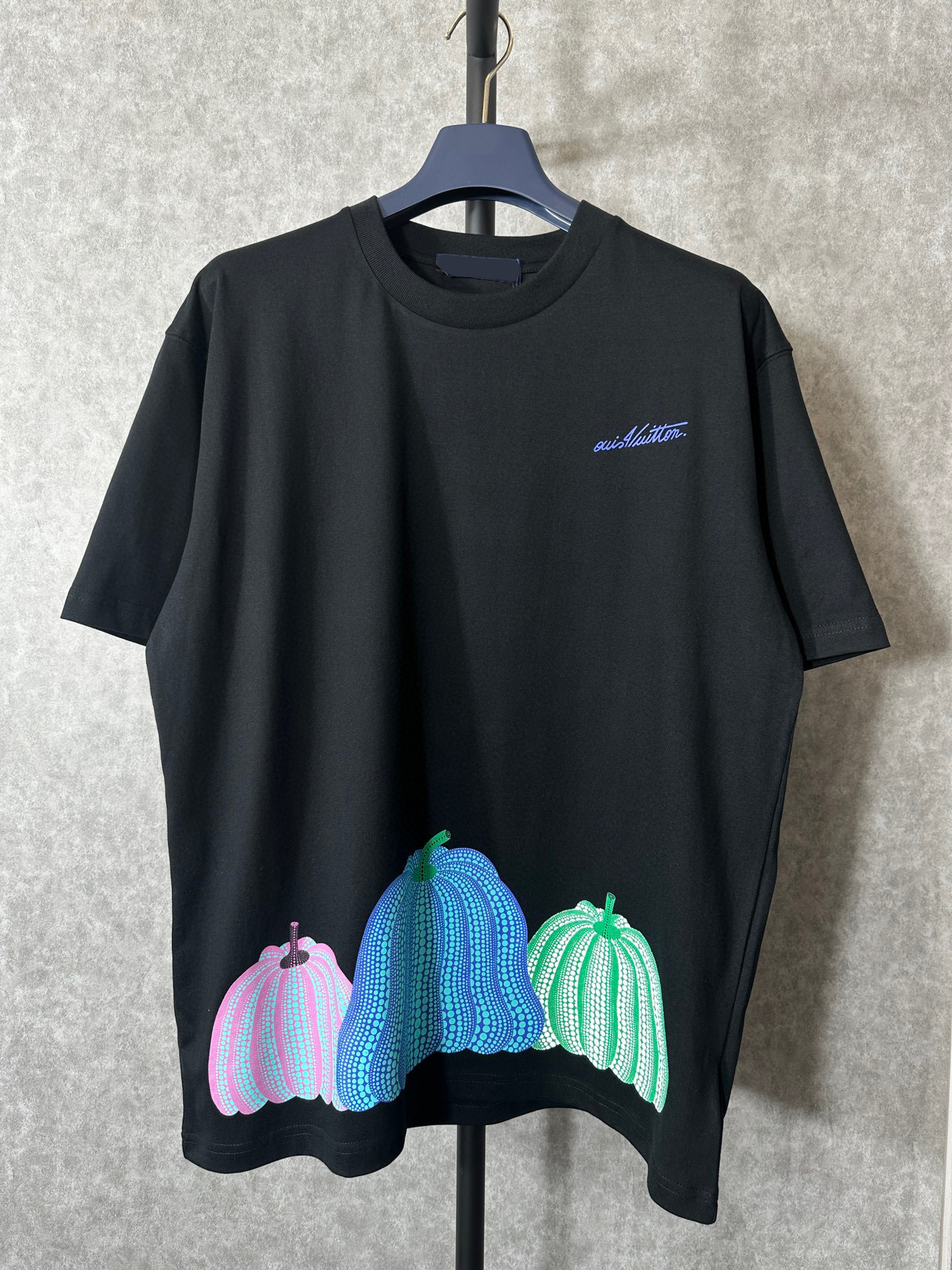 

Men's Plus Tees & Polos Round neck embroidered and printed polar style summer wear with street pure cotton 111ed