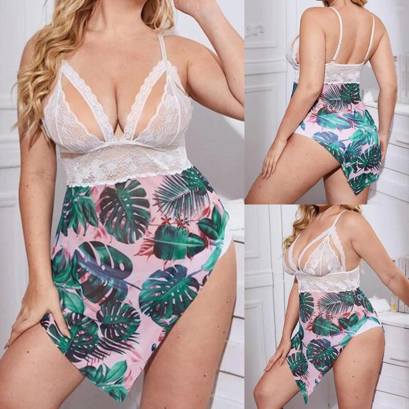 

Bras Sets Women's Fun Underwear Printed Sexy Two Piece Lingerie For Women Stockings Thong, White