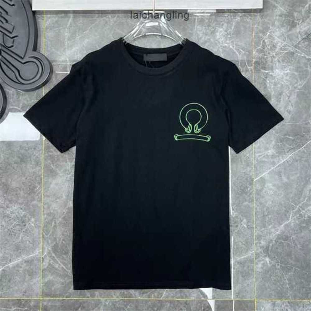 

Luxury Fashion Men' t Shirt Ch Designer Brand Chromes Tops Tees Men Women Sanskrit Letter Couple T-shirt Heart Sweatshirt Horseshoe Flower Short Sleeve 2kem