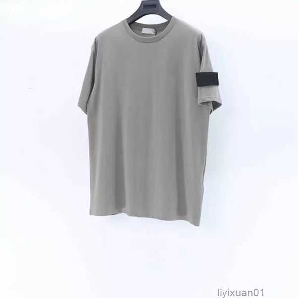 

Designer Brand Topstoney Men's Shirs Versized Shir Women Fashion Coon Summer Sones and Shor Sleeve Tide Sone Men Mulicolor Top Asian Size 7 ZHFE