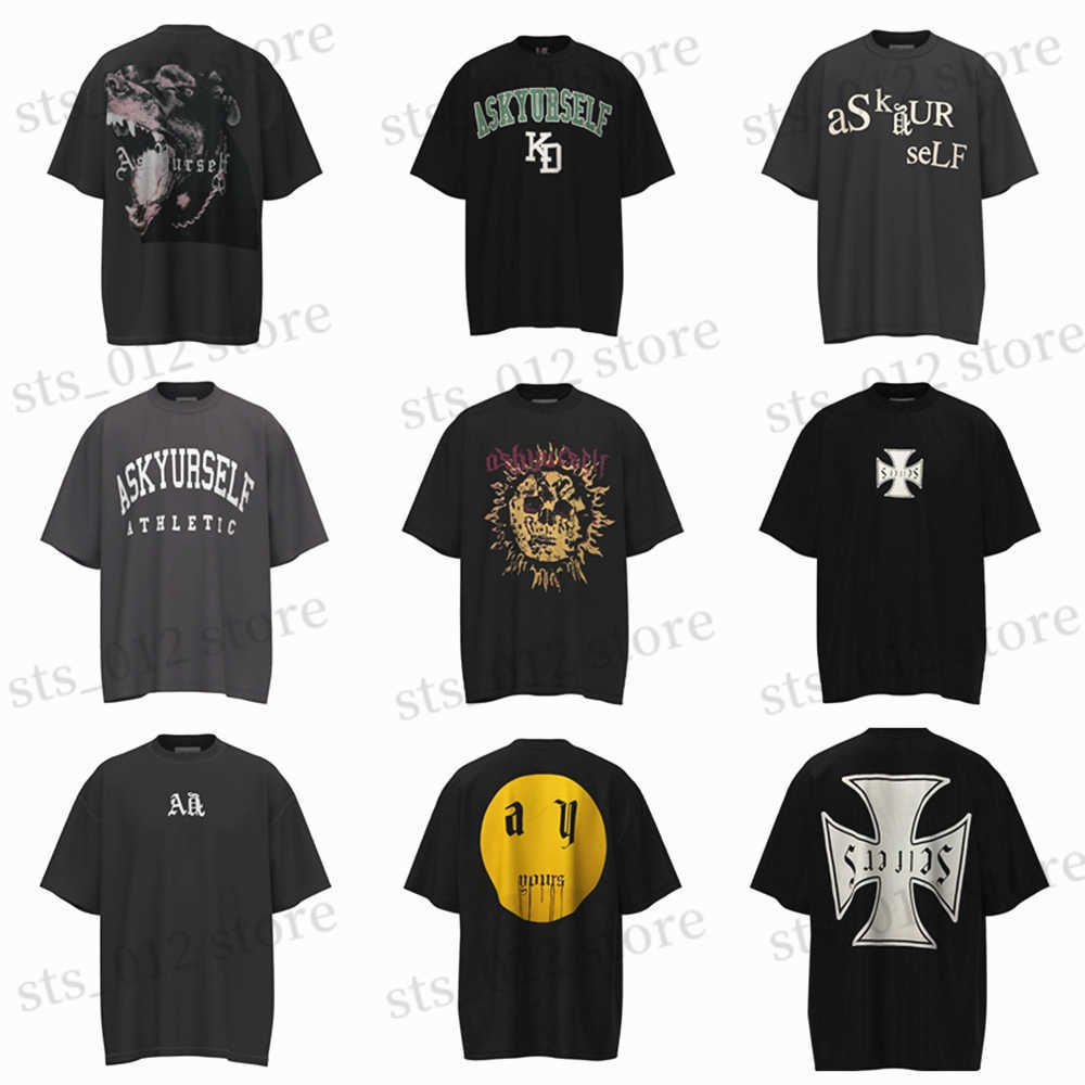 

Men' T-Shirts Frog Drift 1 1 Best Quality ASKYURSELF OG Streetwear Summer Vintage Retro Oversized Loose Hip Hop Tee Tops T shirt For Men T230512, Vintage-106