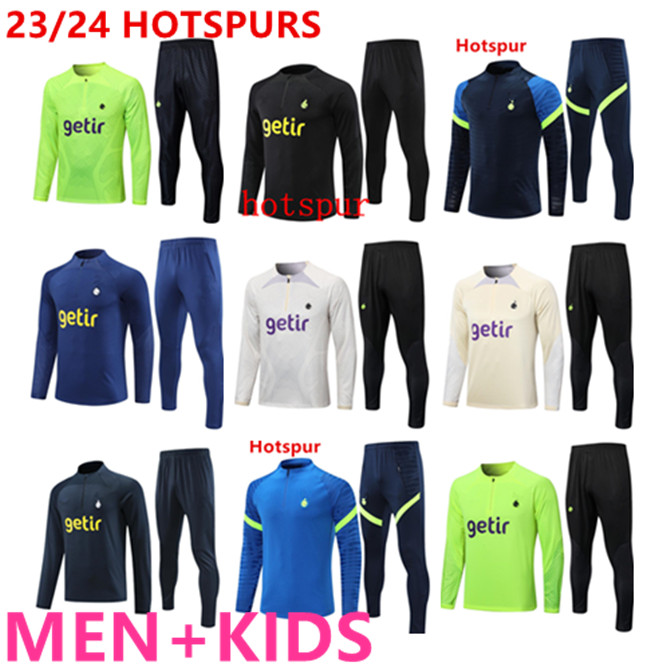 

2023 2024 SPURS TRACKSUIT soccer training suit 22 23 24 DELE SON Soccer Jerseys BALE KANE HOJBJERG BERGWIJN LO CELSO men kids kit shirts Long sleeve tracksuit chanda