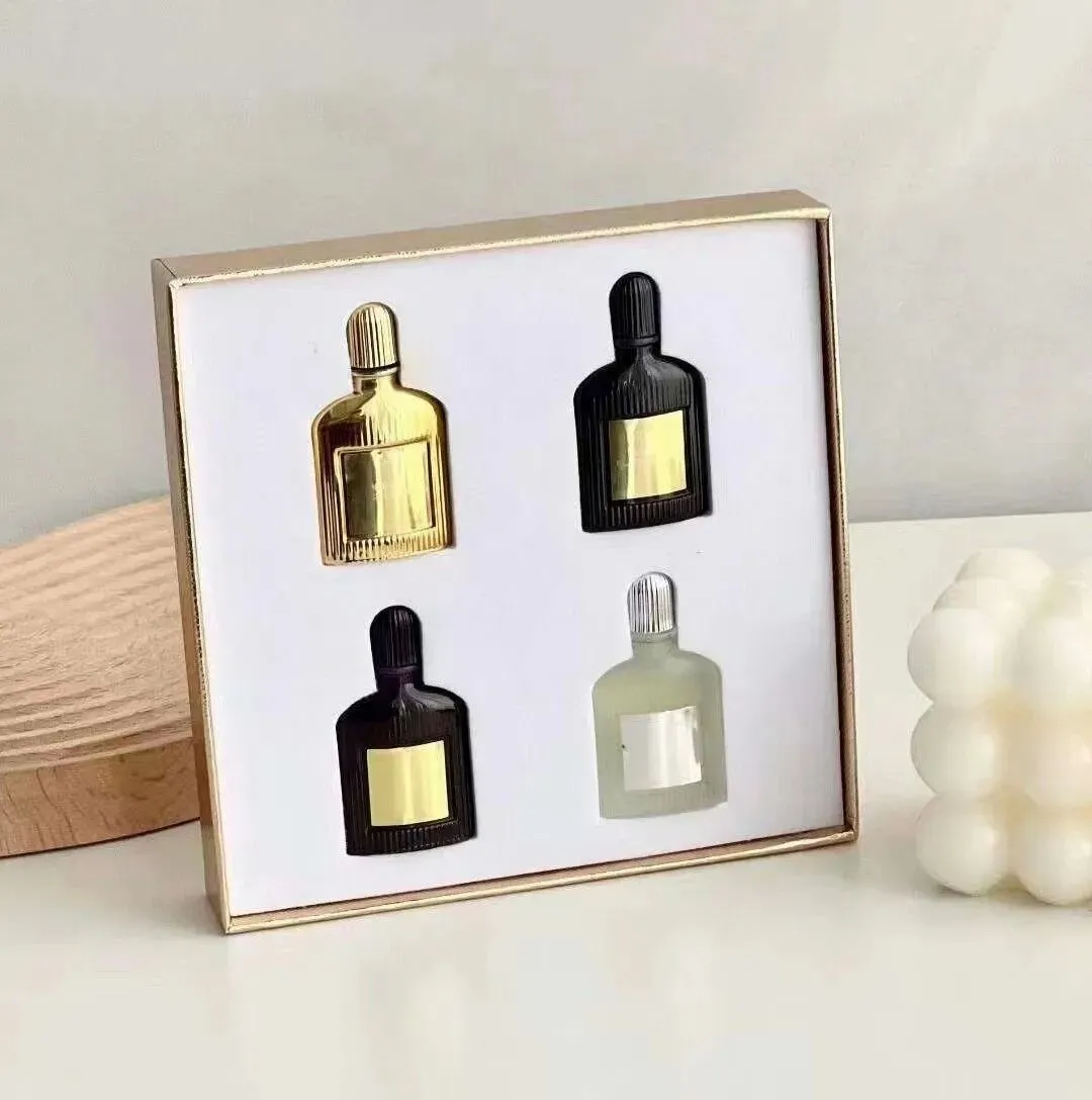 

perfume for women men gift sets 10ml 4piece black orchid grey vetiver golden purple bottle velvet orchid parfum long lasting smell flower scent fragrance 4in1 kit