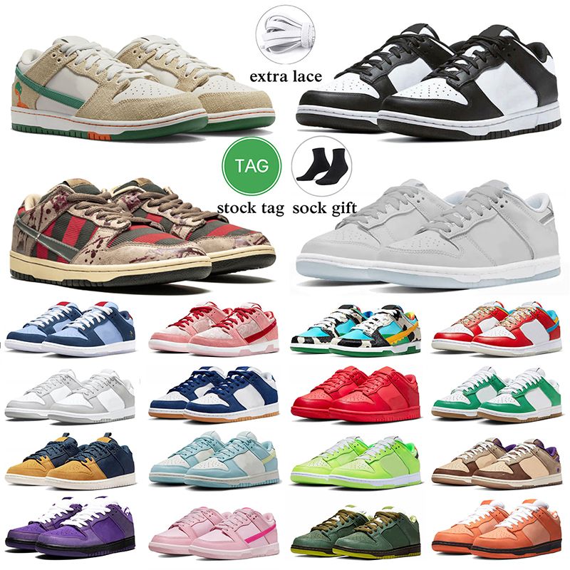 

Panda Low shoes OG Lows Jarritos Freddy Krueger UNC Coast White Orange Lobster Green Purple men women AE86 trainers dhgates sneakers strangelove Big Size us 13, E89 36-45 white lobster