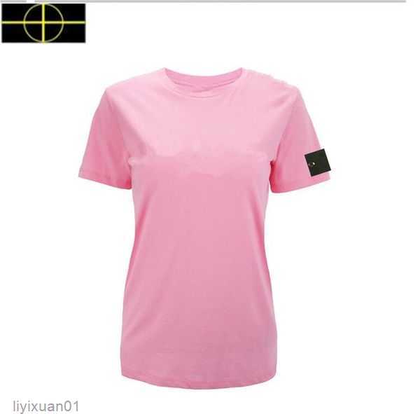 

Designer Brand Topstoney Men' Shirs Versized Shir Women Fashion Coon Summer Sones and Shor Sleeve Tide Sone Men Mulicolor Top Asian Size 4 0UBF