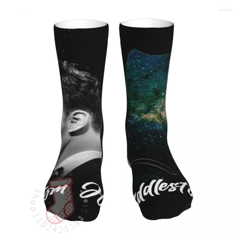 

Men's Socks Compression Tom Hiddleston Wallpaper Actor Woman 2023 Men Cycling, Black