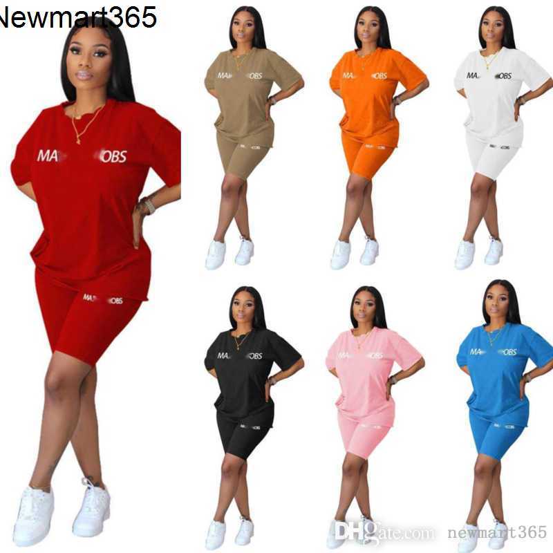 

Womens Tracksuits Designer Two Piece Set New Casual High Quality Elastic Fashion Ironing Letter Short Sleeve Shorts Outfits, Orange