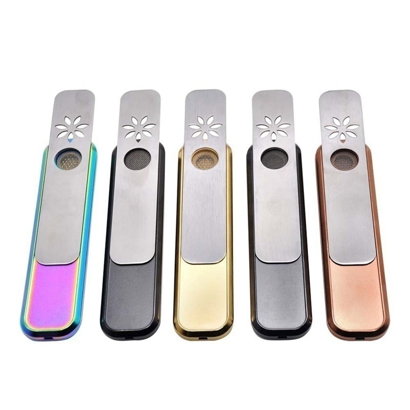 Genius Metal Tobacco Pipe Dry Herb Flower Hollow Portable Screen Herbal Cigarette Smoking Tools-image-1069582877