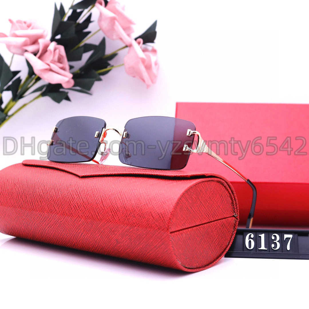 

Classic Design Brand Sunglasses Women UV400 Eyewear Metal Gold Frame Glasses Men Mirror glass Lens RB Sunglass Car1-5