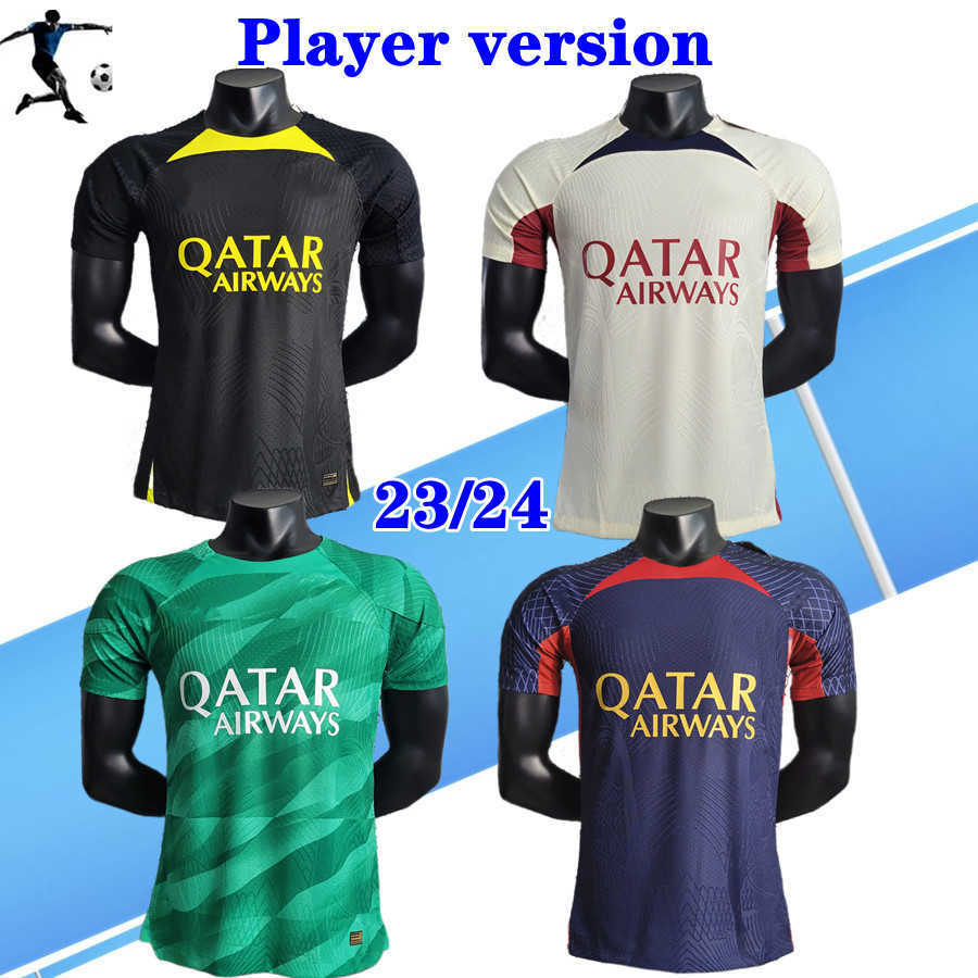 

Player version 23 24 PsGs MBAPPE soccer jerseys tracksuit 2023 2024 Classic style Training Suit SERGIO RAMOS VERRATTI ICARDI football Short sleeve, Blue