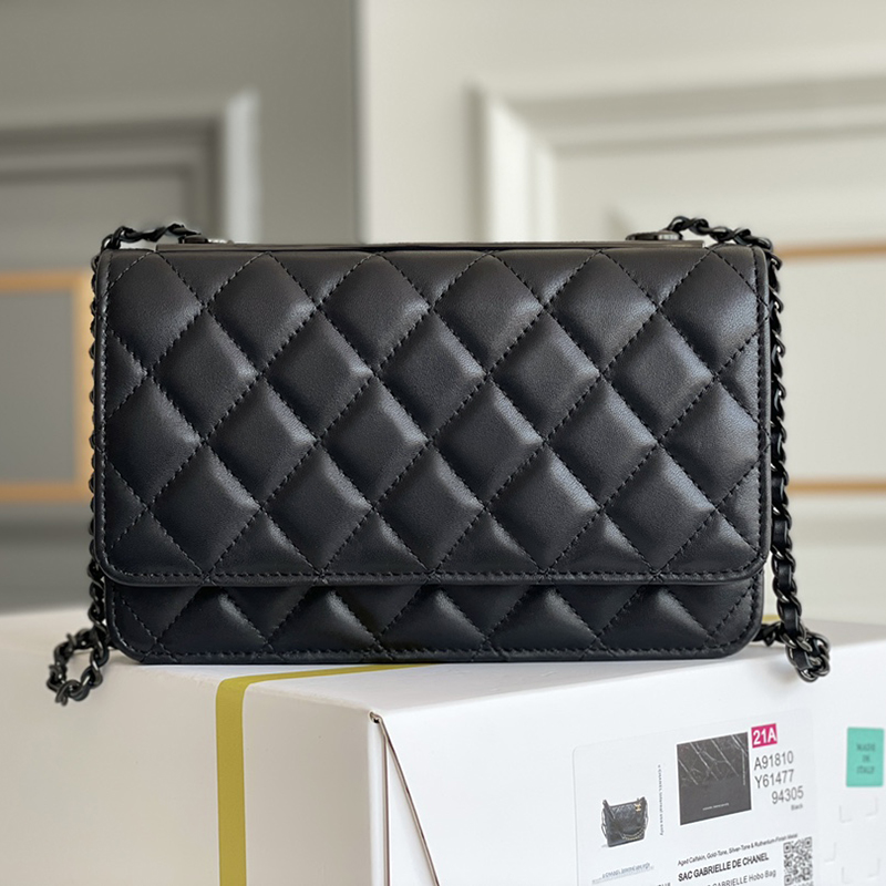 

Designer Chain Bag Luxury Shoulder Bag HandBag Genuine Leather Crossbody Bag High Imitation Handbag With Box ZC256