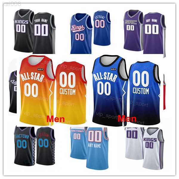 

2023 All-Star Sacramento''Kings''Custom Men Womens Youth De'Aaron 5 Fox 10 Domantas Sabonis 40 Harrison Barnes 15 Davion Mitchell 13 Keegan Murray Basketball Jerseys, Colour