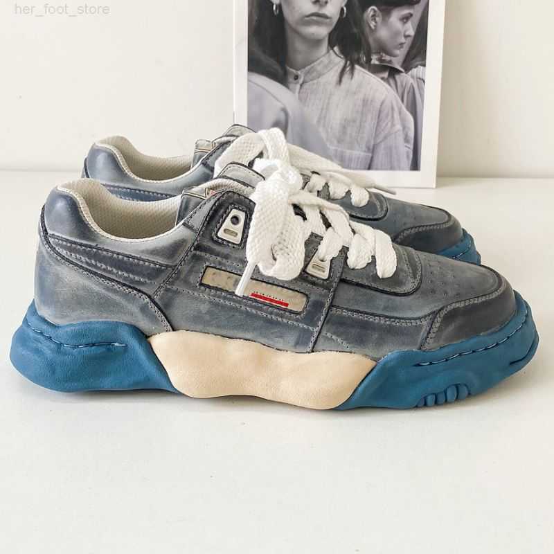 

Roller Shoes Maison Mihara Yasuhiro MMY Shoes Mens Heightening shoes sneakers Toe Cap Skate Shoes STC casual Sneaker, Color 6