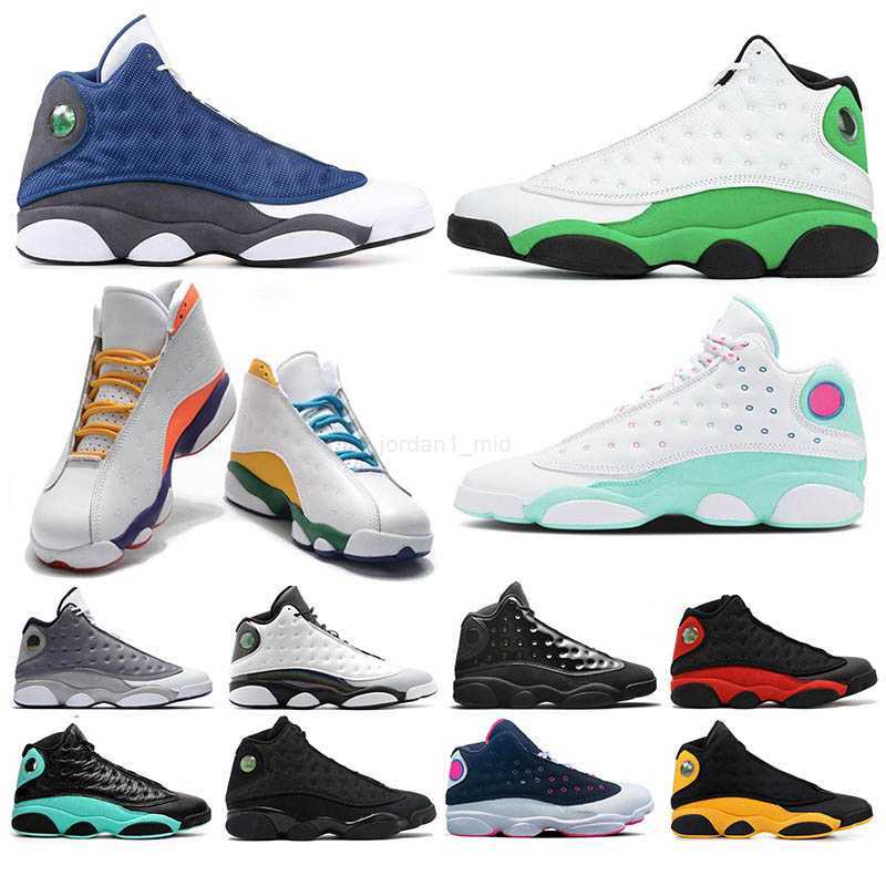 

13 13s women men Basketball Shoes Flint Aurora luck green Playground Bred GS Barons Hologram Black He Got Game Cat Sports Sneakers