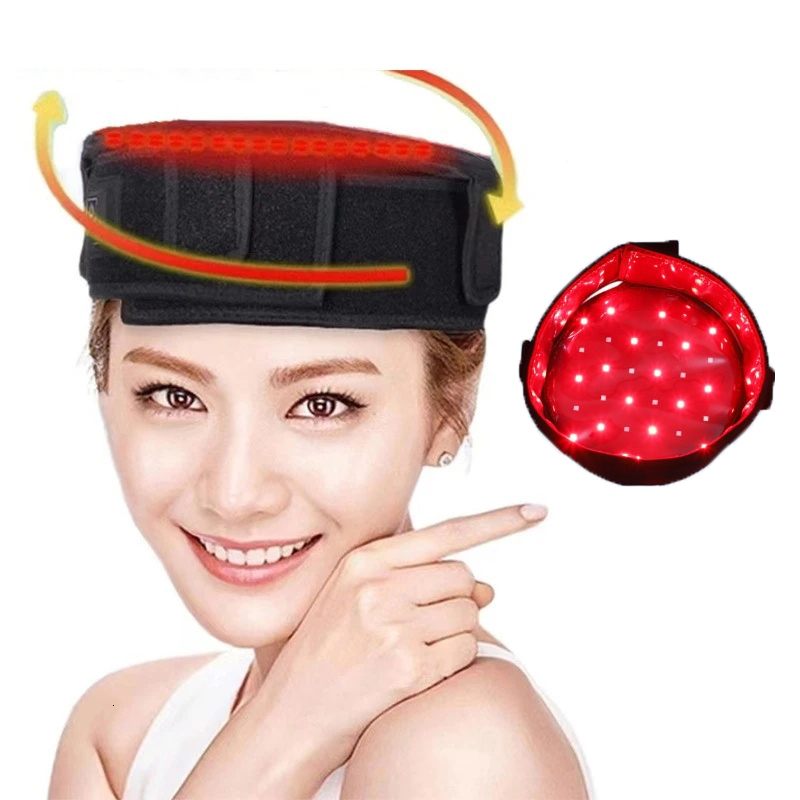

Head Massager Red Light Therapy Device LED Infrared Hair Growth Cap Scalp Anti Loss Treatment Promote Fast Regrow Care Tool 230511