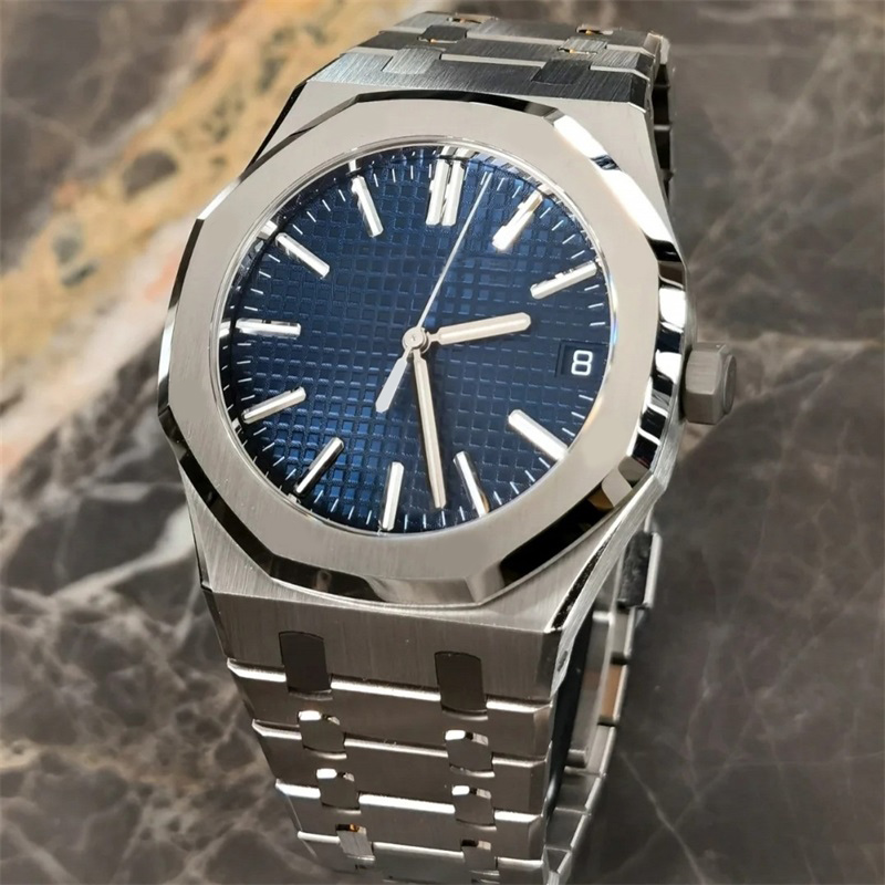 

Oak wristwatch mechanical royal fashion watches men aaa day dress vintage hexagon 904L stainless steel montre de luxe designer watches waterproof xb01 Q2, Box