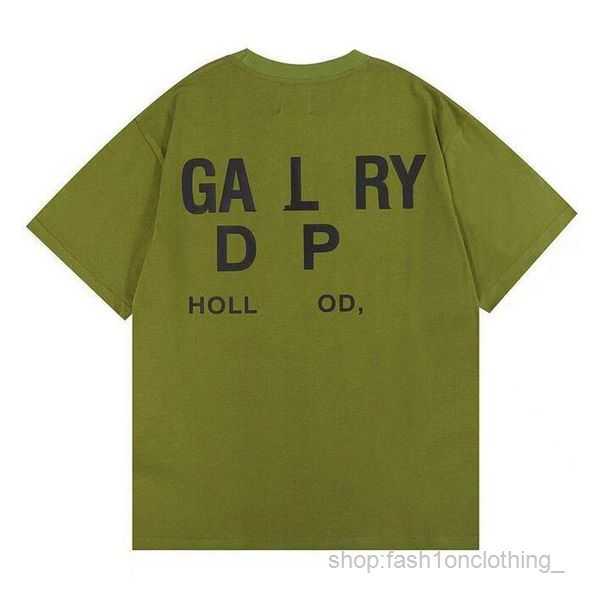 

Men's T-shirts Designer Galleryes Depts Shirt Alphabet Print Trendy Trend Basic Casual Fashion Loose Short T-shirt Half Sleeve Tees 4lc6c 55 RMNE, 10