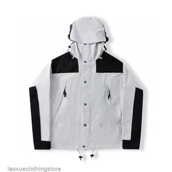 

Women Designer Jacket Unisex Windbreakers Men Retro Snow Mountain Commemorative Version Waterproof Windproof Breathable Adjustable Hoodie Couple Outfits GQ24, #5