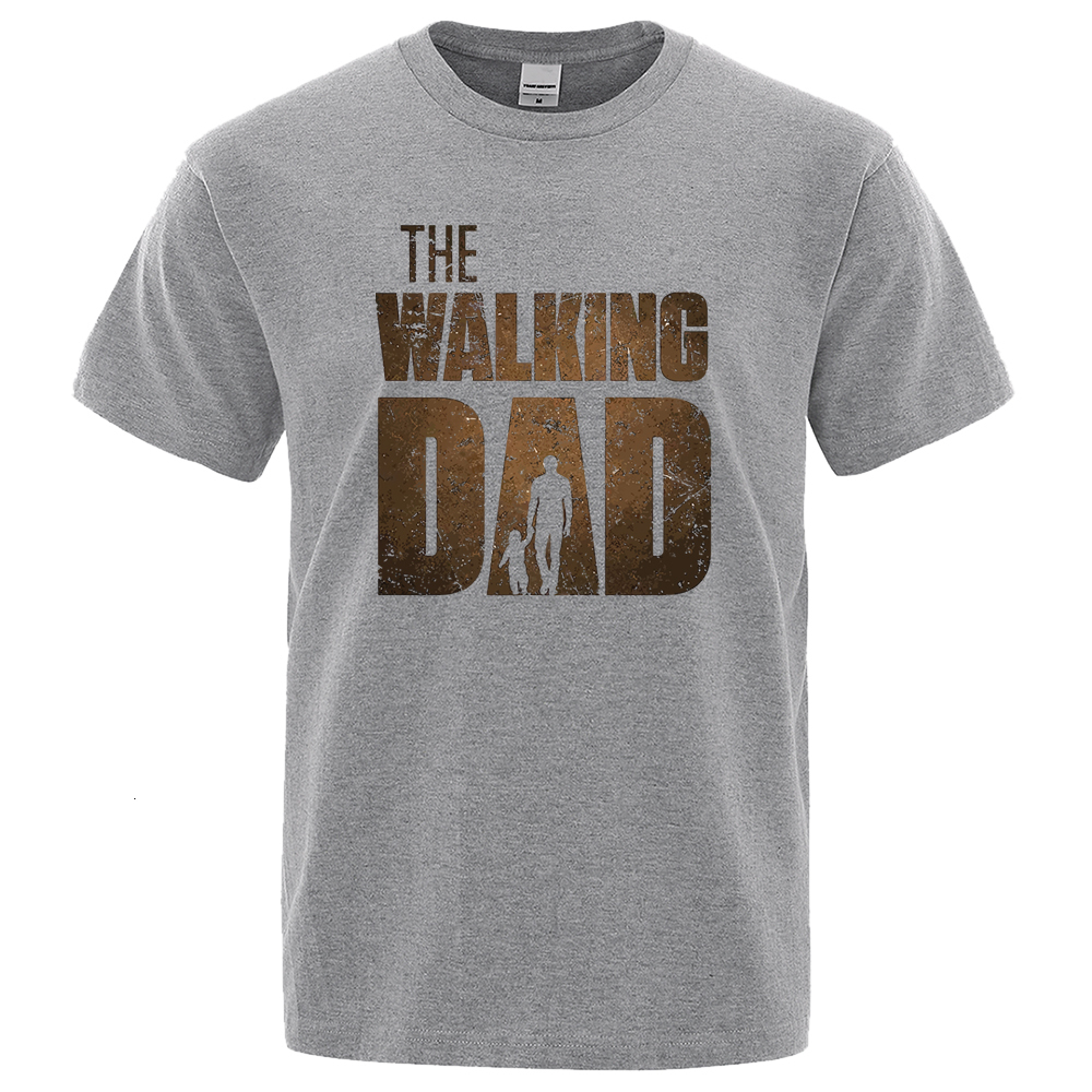 

Men' TShirts Negan The Walking Dad Funny Men T Shirts Printed Summer Hip Hop Tshirt High Quality Harajuku Brand Short Sleeve Tshirt 230512, White