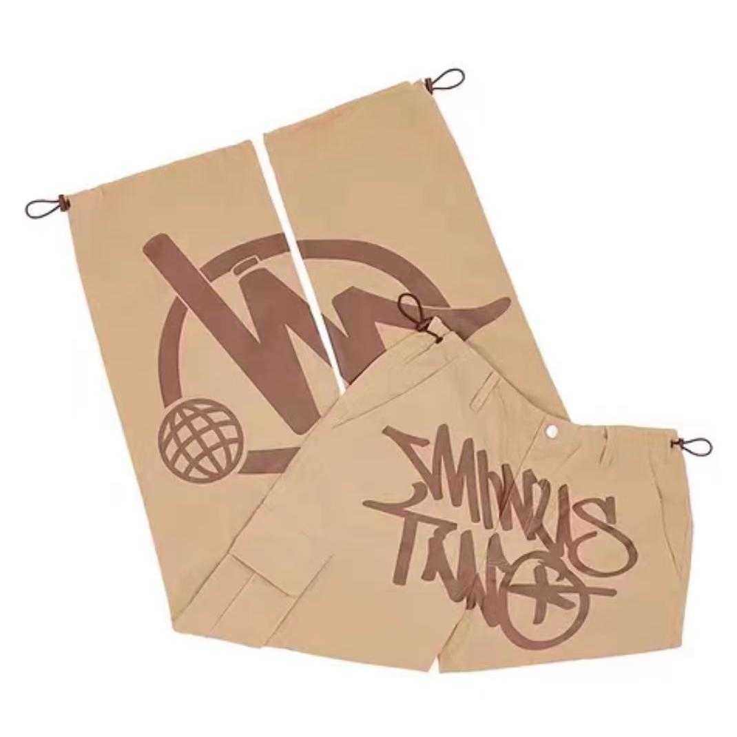 

Men's Women's Minus Two Cargos Pants Casual Loose Punk Rock Straight Wide Leg Trouser Streetwear Y2k Pant Retro Street Trend Overall Gsl7, 11