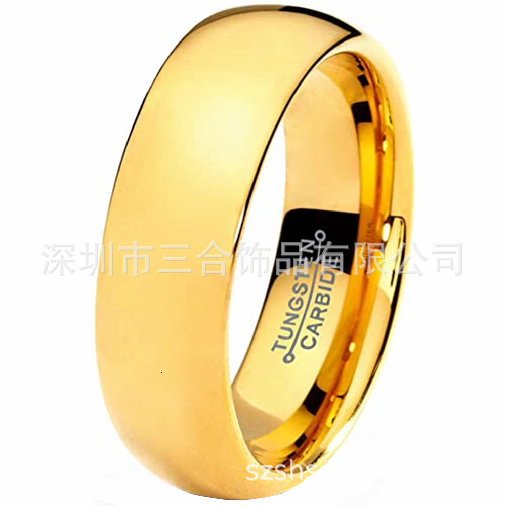 

Band Rings iTungsten 2mm 4mm 6mm 8mm 10mm Gold Plated Tungsten Ring For Men Women Couple Engagement Wedding Band Trendy Jewelry Comfort Fit 230410